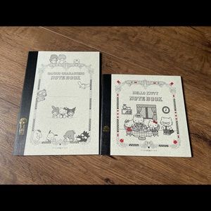SANRIO-NWT 2 Character Notebooks